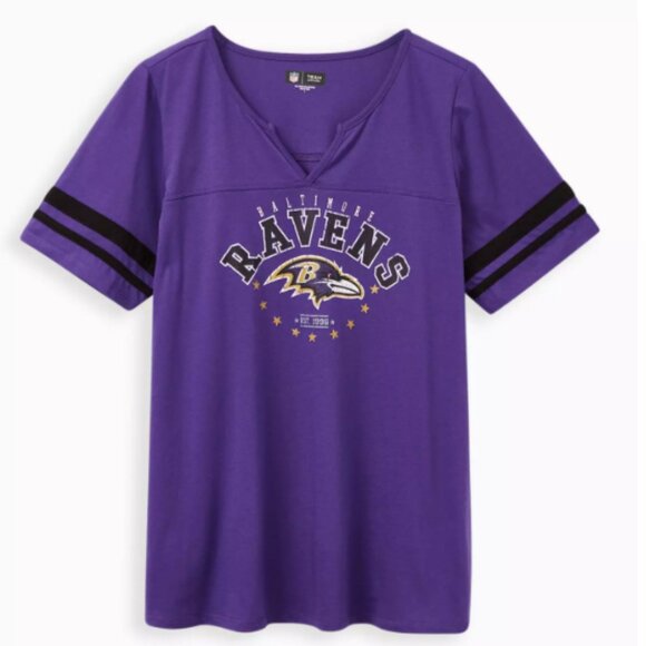 Classic Fit Football Tee - NFL Baltimore Ravens Purple sz 5 - Picture 1 of 1